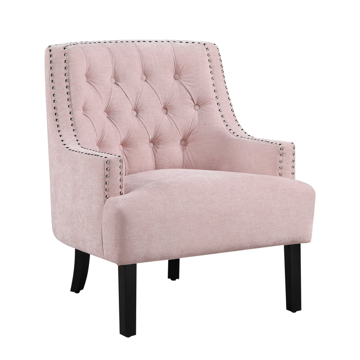 Charisma Accent Chair in Pink - 1194NPK-1