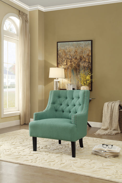 Charisma Accent Chair in Teal - 1194TL