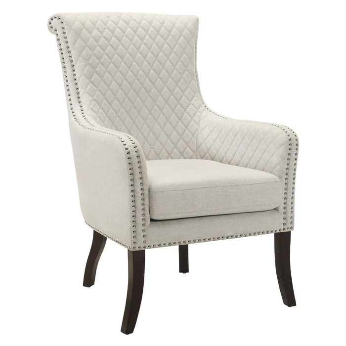 Avalon Quilted Accent Chair in Beige - 1199F11S