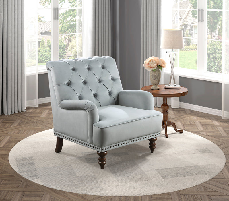 Holland Park Accent Chair in Gray - 1201F4S