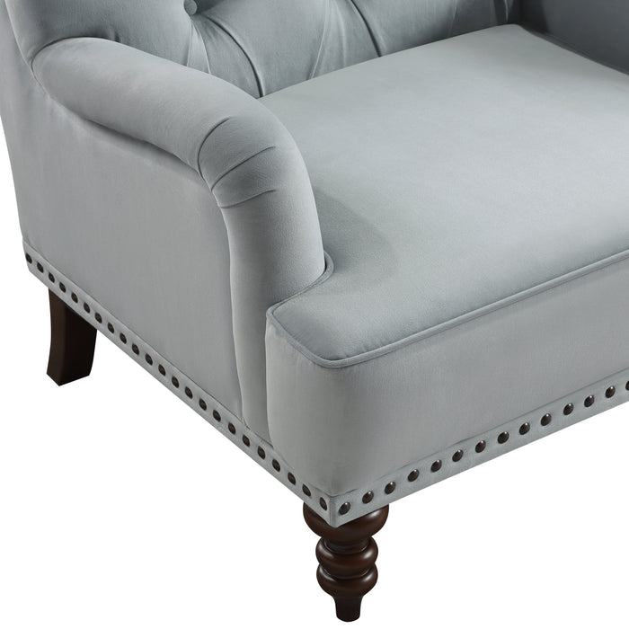 Holland Park Accent Chair in Gray - 1201F4S