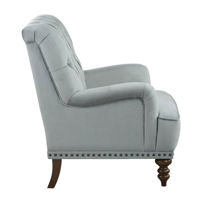 Holland Park Accent Chair in Gray - 1201F4S