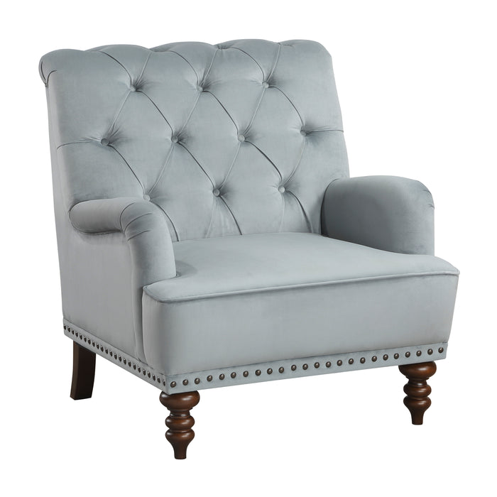 Holland Park Accent Chair in Gray - 1201F4S