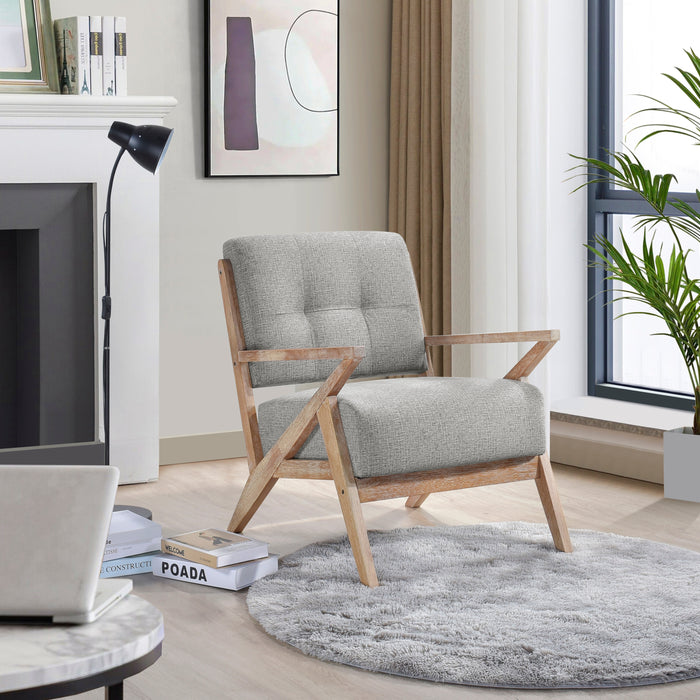 Ollen Accent Chair in Gray - 1211GY-1