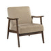 Landers Accent Chair in Brown/Walnut - 1230BR-1 image