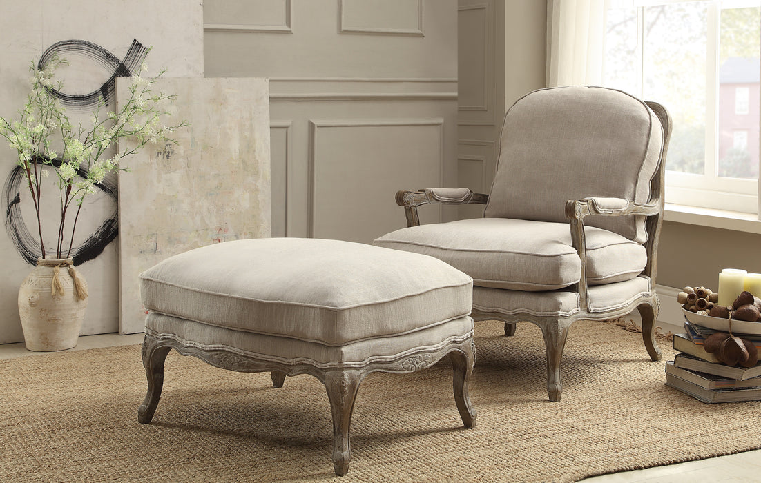 Parlier Ottoman in Gray - 1234-4