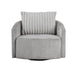 Francine Swivel Chair in Gray - 1239-1 image