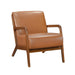 Gabe Accent Chair in Brown/Walnut - 1247BRW-1 image