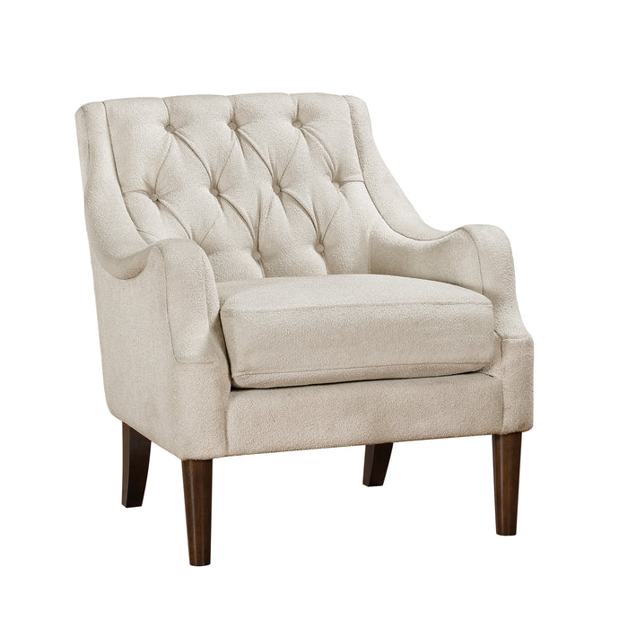 Stella Accent Chair in Beige - 1248BE-1