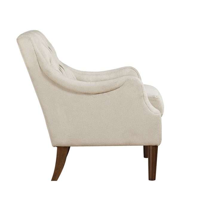 Stella Accent Chair in Beige - 1248BE-1