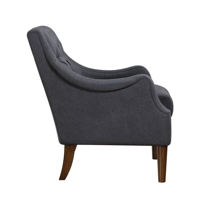 Stella Accent Chair in Gray - 1248DG-1