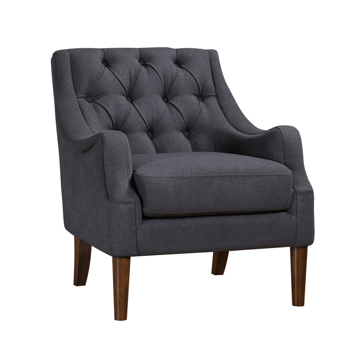 Stella Accent Chair in Gray - 1248DG-1