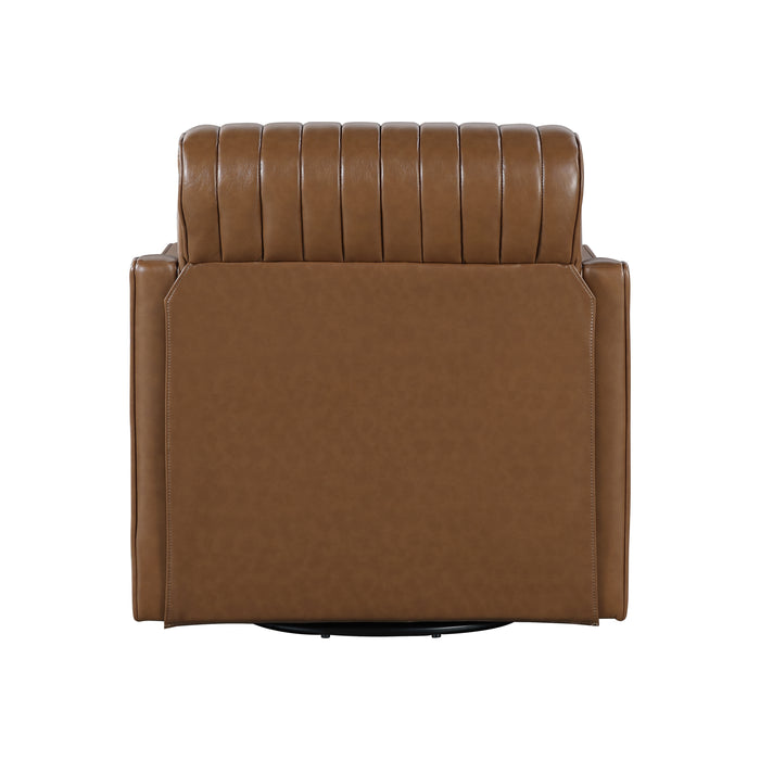 November Swivel Chair in Brown - 1257BR-1