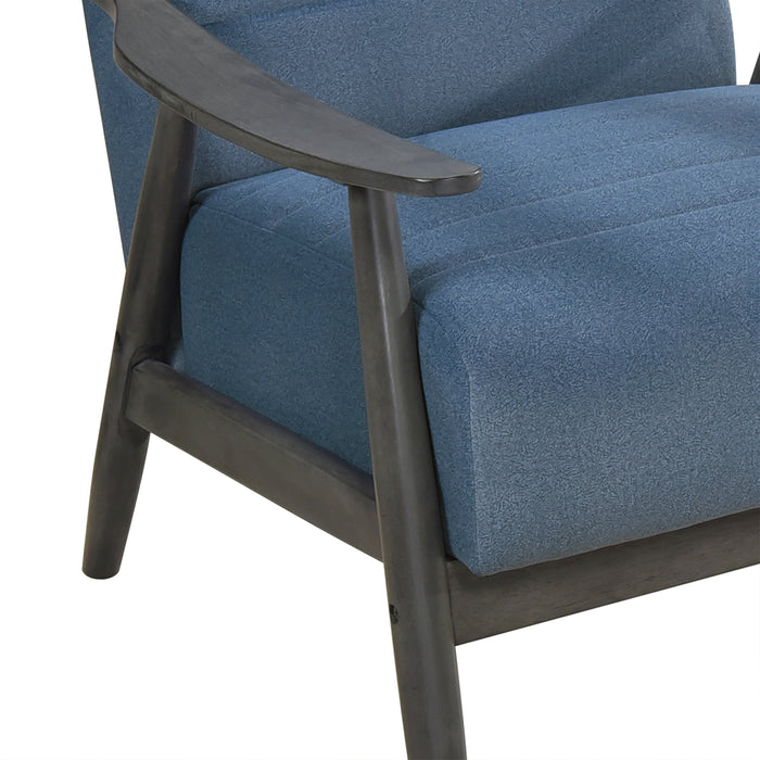 Greeley Accent Chair in Blue - 1287BU-1