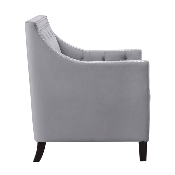 Grazioso Accent Chair in Gray - 1297GY-1NN