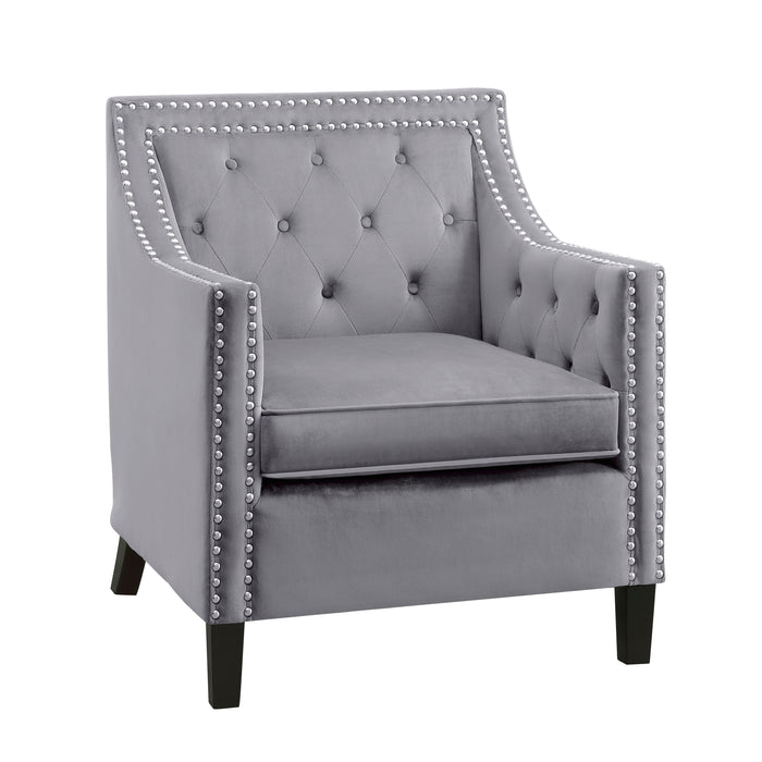 Grazioso Accent Chair in Gray - 1297GY-1NN