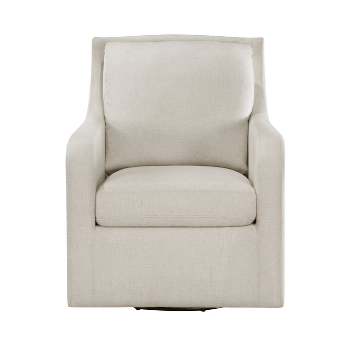 Claymont Swivel Chair in Beige - 1299BEG-1 image