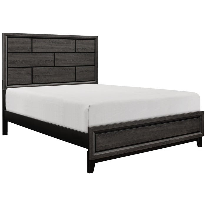 Davi Eastern King Bed in Gray - 1645K-1EK