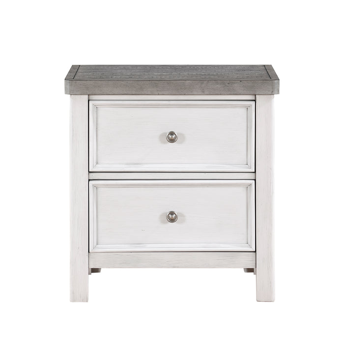 Ambrose Nightstand in Gray/White - 1303-4 image