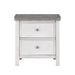 Ambrose Nightstand in Gray/White - 1303-4 image