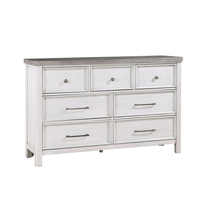 Ambrose Dresser in Gray/White - 1303-5