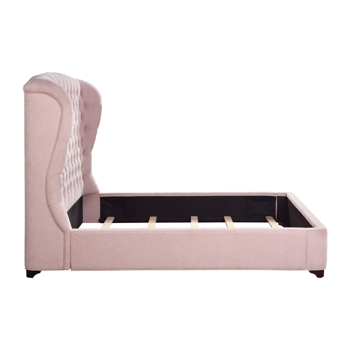 Cameo Eastern King Bed in Pink - 1308PNK-1EK