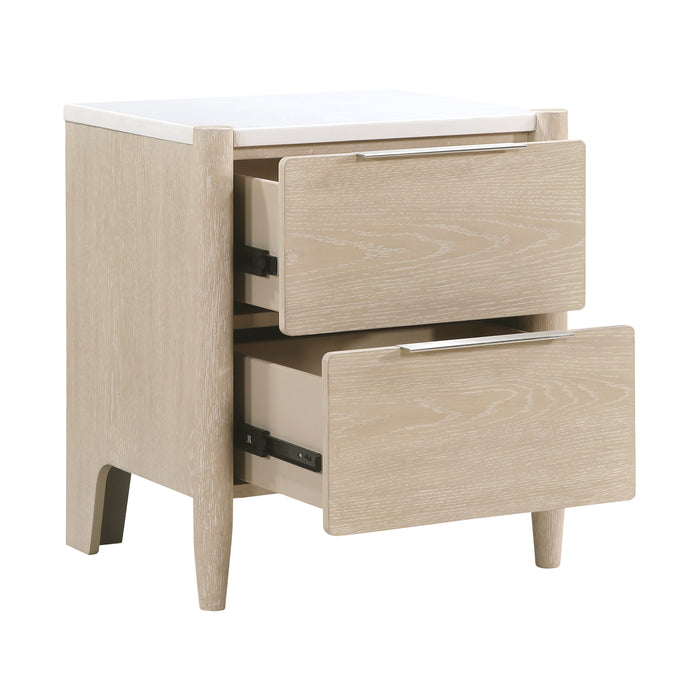 Matteo Nightstand in Natural/Oak - 1313N-4