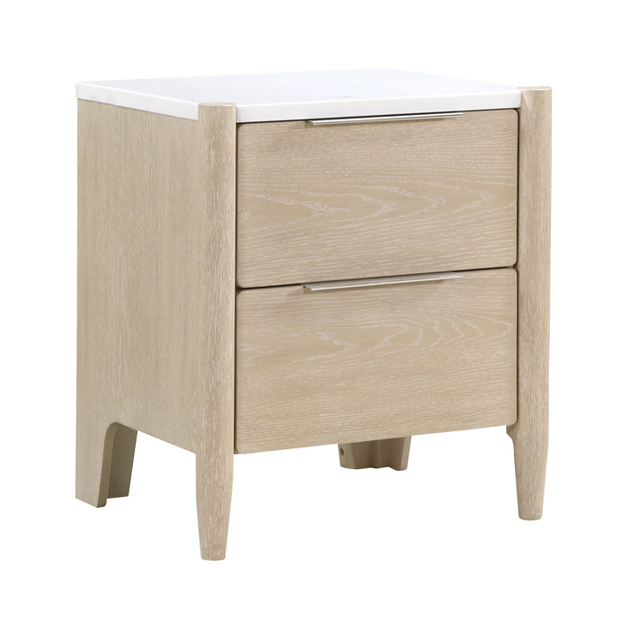 Matteo Nightstand in Natural/Oak - 1313N-4