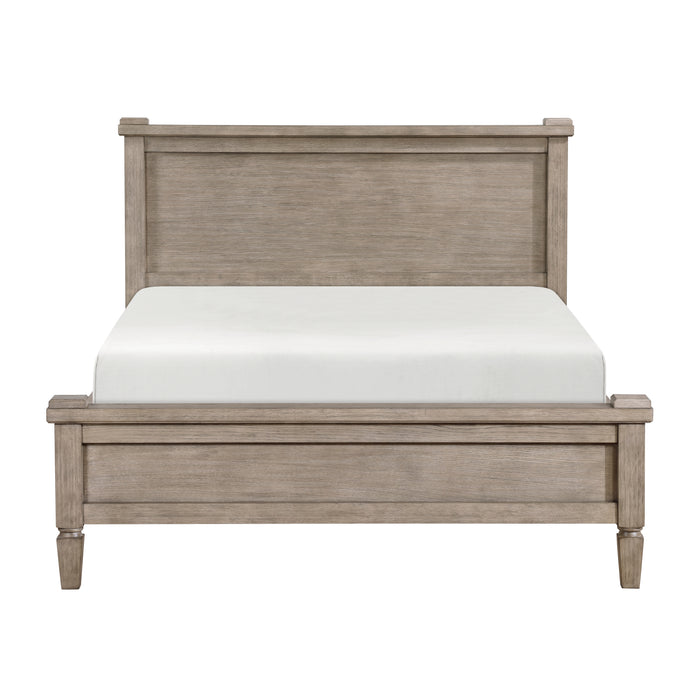 Marceline Queen Platform Bed in Gray - 1316-1