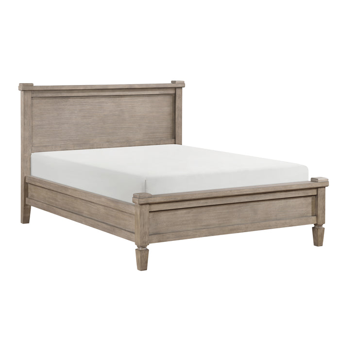 Marceline Eastern King Platform Bed in Gray - 1316K-1EK