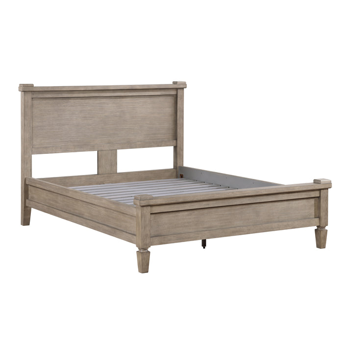 Marceline Queen Platform Bed in Gray - 1316-1