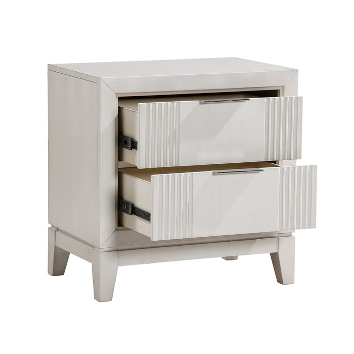 Florence Nightstand in White - 1326-4