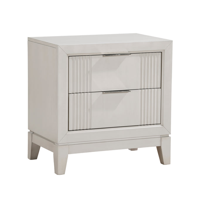 Florence Nightstand in White - 1326-4