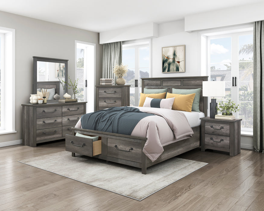 Lenior Nightstand in Gray - 1342-4