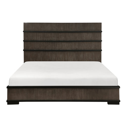 Acworth Queen Bed in Black/Brown/Gray - 1343-1 image