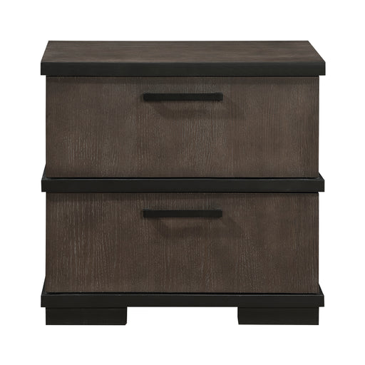 Acworth Nightstand in Black/Brown/Gray - 1343-4 image