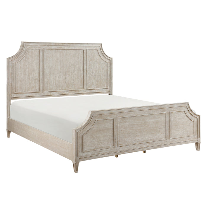 Leander Eastern King Bed in Brown - 1344K-1EK