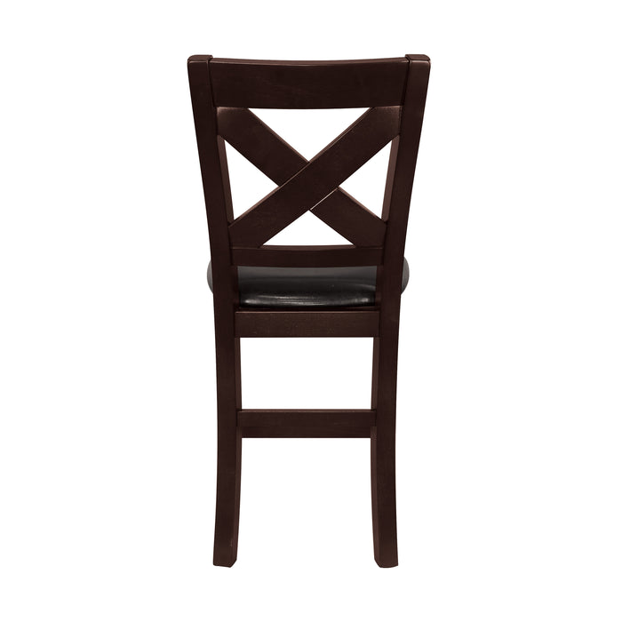 Crown Point Counter Height Chair in Brown - 1372-24