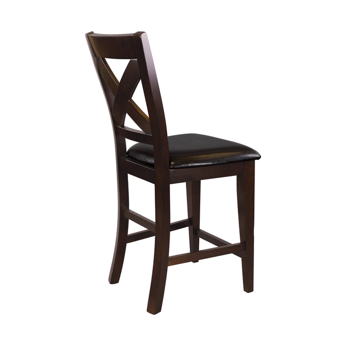 Crown Point Counter Height Chair in Brown - 1372-24