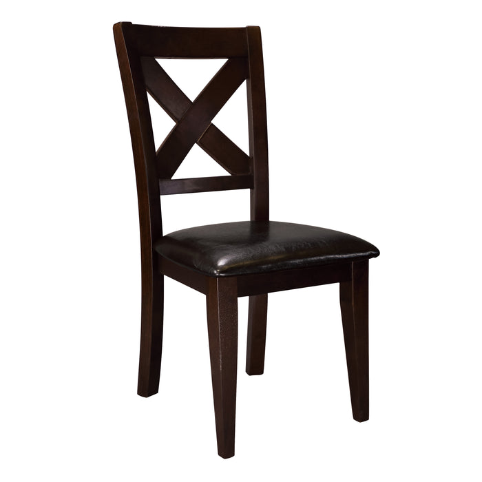 Crown Point Side Chair in Brown - 1372S