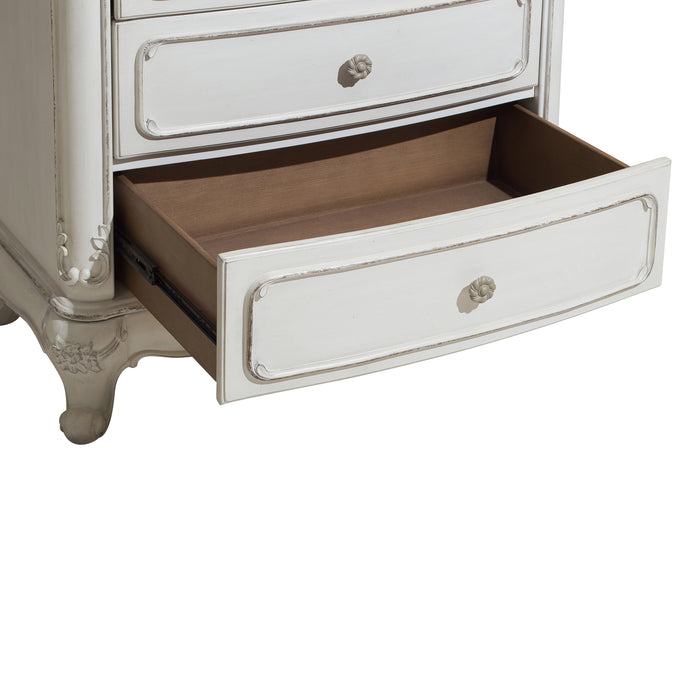 Cinderella Chest in White/Gray - 1386NW-9