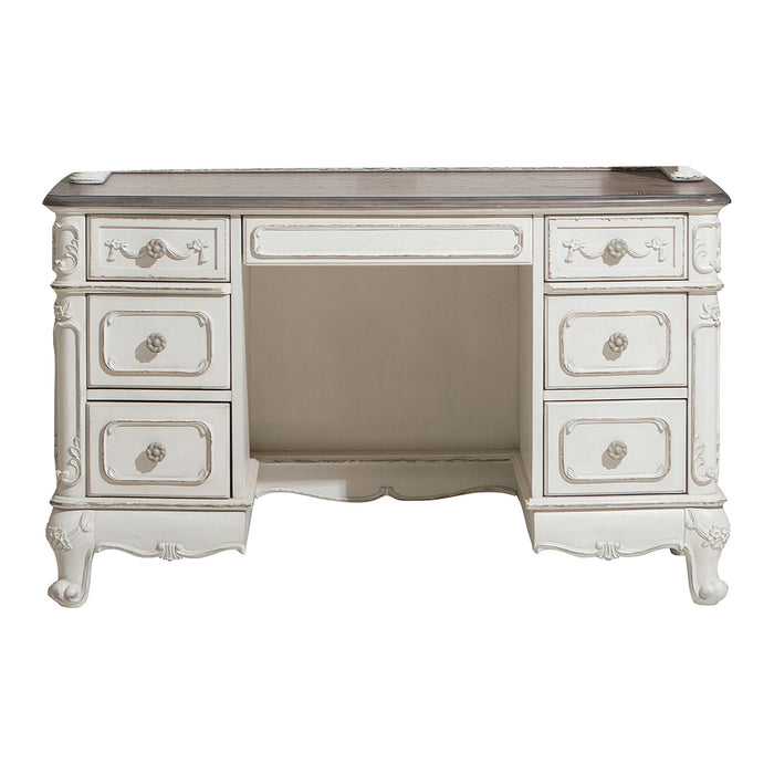 Cinderella Writing Desk in White/Gray - 1386NW-11 image