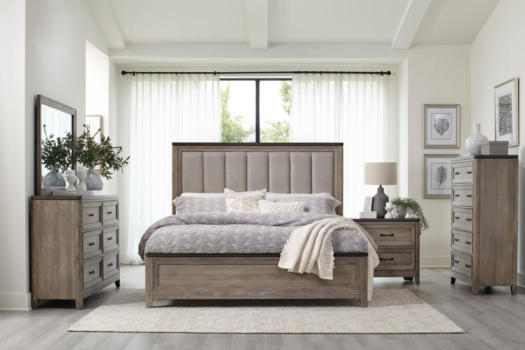 Newell Eastern King Bed in Brown/Espresso - 1412K-1EK