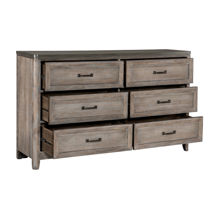 Newell Dresser in Brown/Espresso - 1412-5