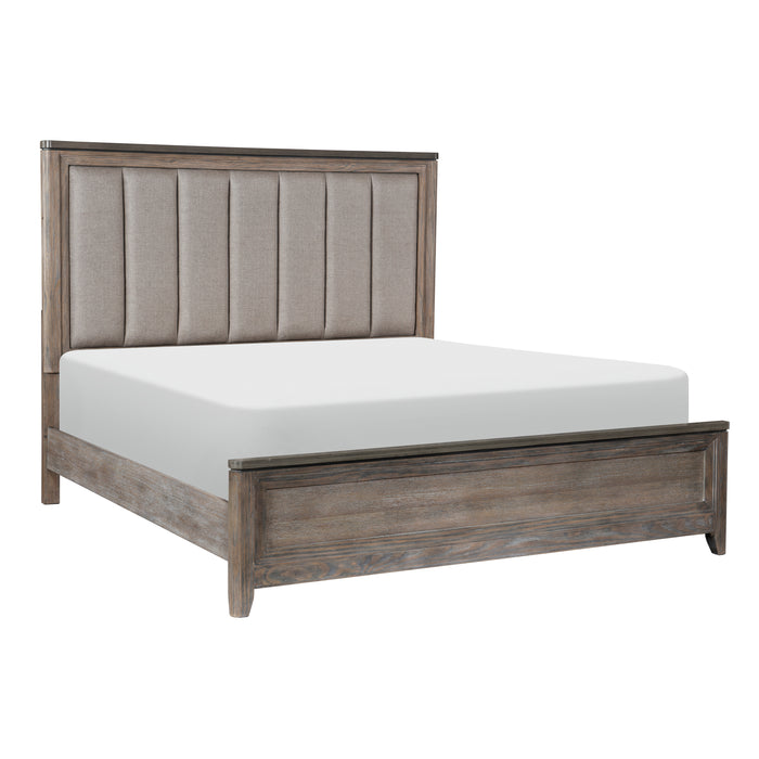 Newell Eastern King Bed in Brown/Espresso - 1412K-1EK