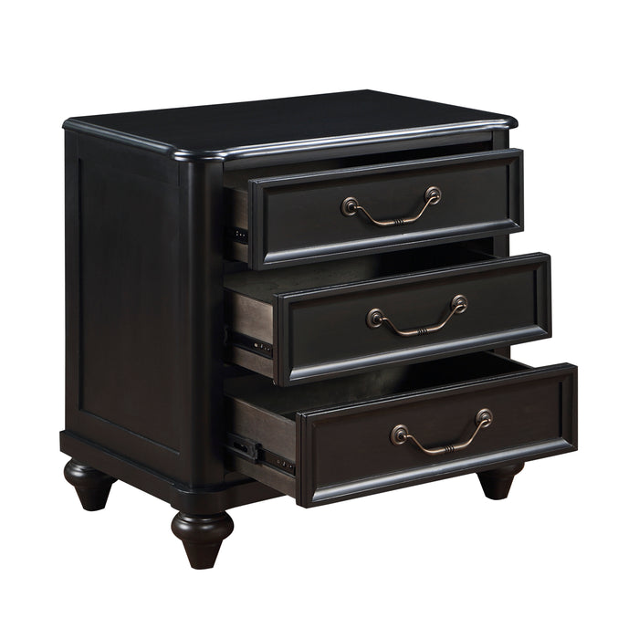 Herman Nightstand in Gray/Brown - 1420-4