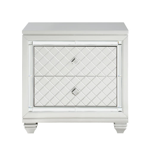 Leesa Nightstand in Gray/Metallic/Silver - 1430-4 image