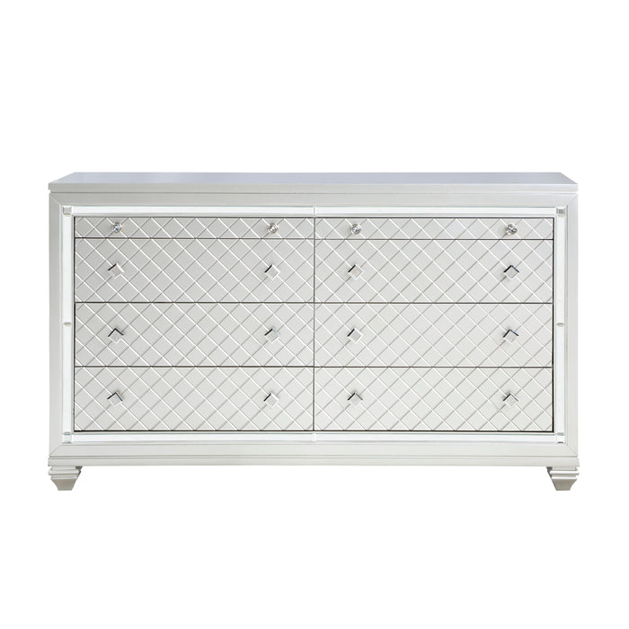 Leesa Dresser in Gray/Metallic/Silver - 1430-5 image