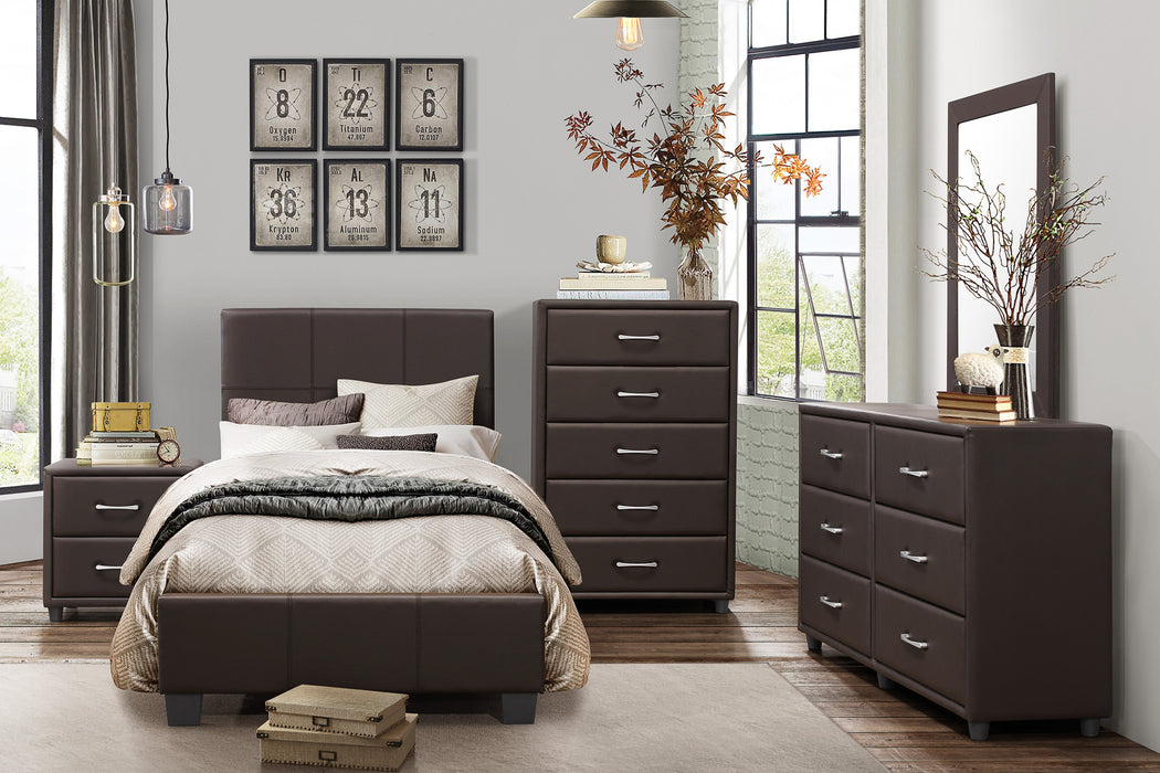 Lorenzi Dresser in Brown - 2220DBR-5