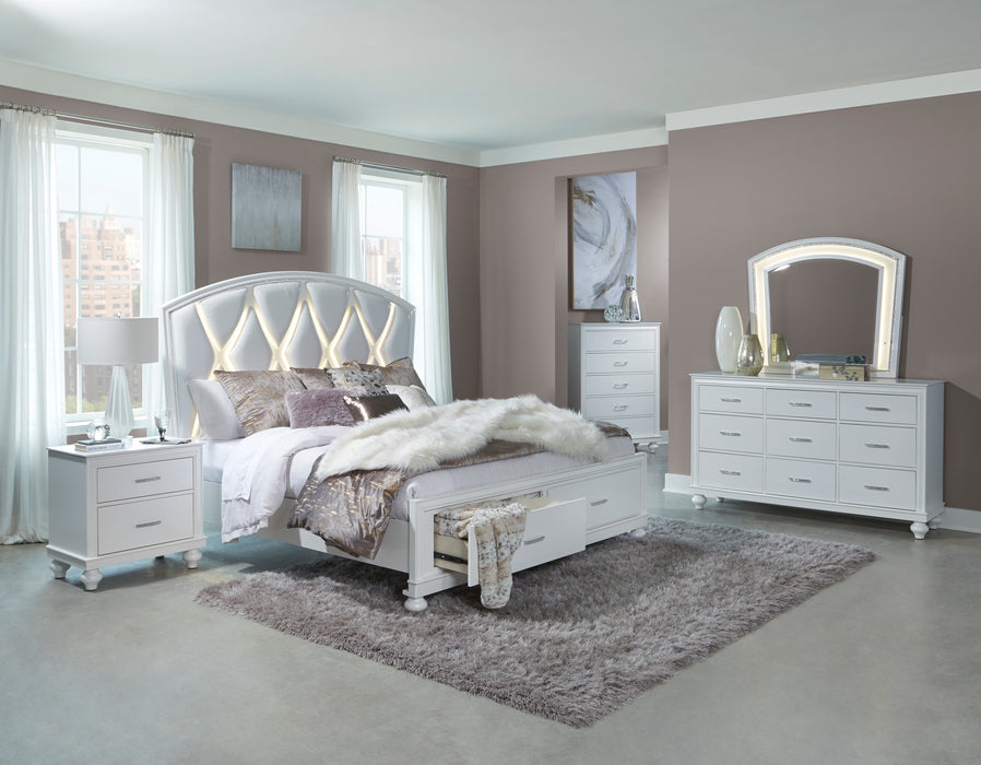 Aria Dresser in White - 1436W-5